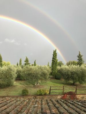 Rainbow at The Country House Montali in Panicale
