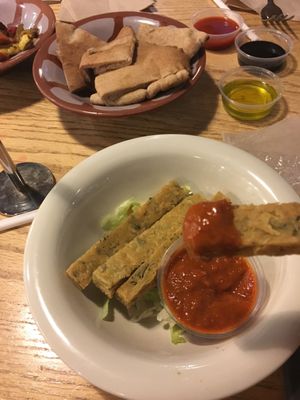 Chickpea fries!!! at Neomonde Mediterranean in Raleigh