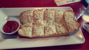 Vegan Cheese Garlic Bread - NO BUTTER at Mellow Mushroom in Myrtle Beach