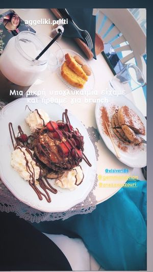 Pancakes 🥞 at Gemma Naxian Bar in Naxos