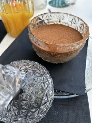 Large and delicious dessert   at Gemma Naxian Bar in Naxos