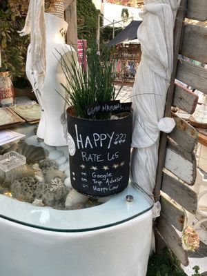 Note HappyCow mention at Gemma Naxian Bar in Naxos