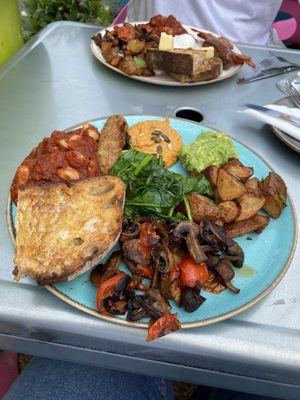 Vegan breakfast  at Ernest in Newcastle Upon Tyne