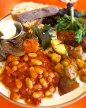 Plant lover’s breakfast  at Ernest in Newcastle Upon Tyne