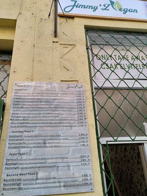  at Jimmy'Z Vegan Pizzeria in Budapest