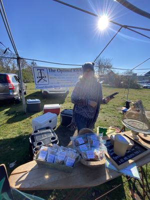 A sunny day at the market!  at The Optimal Kitchen in Orleans
