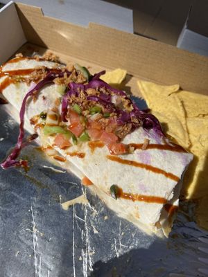 Vegan enchilada   at Casino da Ursa in Zambujeira Do Mar