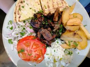 Famous gyros at Mother Earth in Mykonos