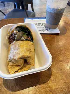 The goods -super burrito at Sunrise Coffee in Las Vegas