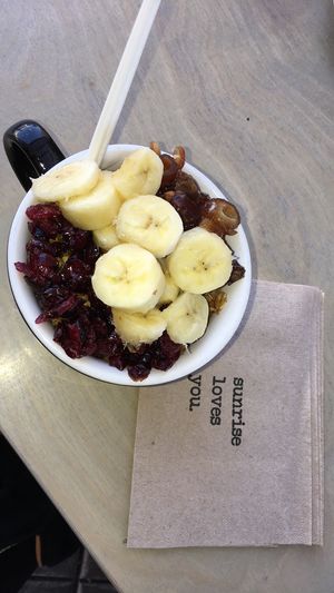 Yogurt Parfait made vegan with coconut yogurt! at Sunrise Coffee in Las Vegas