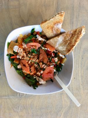 Hot Mess Bowl (made vegan) at Sunrise Coffee in Las Vegas