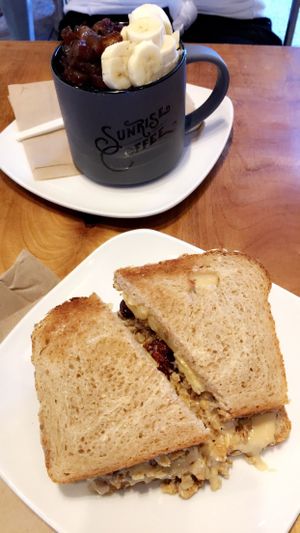 The Yogurt Parfait and Morning Crunchies! at Sunrise Coffee in Las Vegas