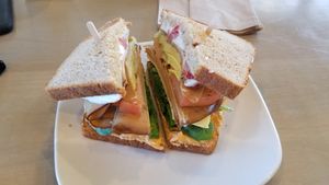 Tofurky sandwich at Sunrise Coffee in Las Vegas