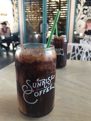 Nice way to start the day  at Sunrise Coffee in Las Vegas