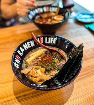 Mushroom Vegan Ramen at Midori Ramen in Zurich