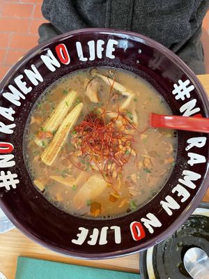 Mushroom ramen at Midori Ramen in Zurich