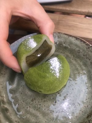 matcha mochi  at Midori Ramen in Zurich