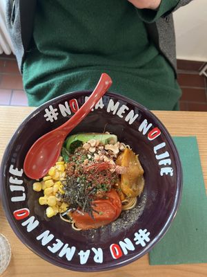 vegan pasta  at Midori Ramen in Zurich