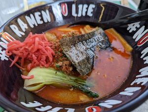 Spicy ramen at Midori Ramen in Zurich