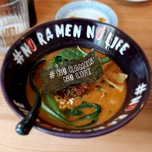Very delicious vegan ramen at Midori Ramen in Zurich