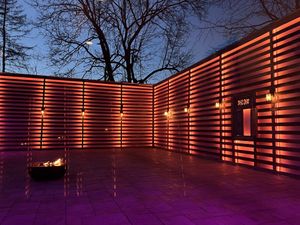 Outdoor seating area  at Isaan Thai Star in Hudson