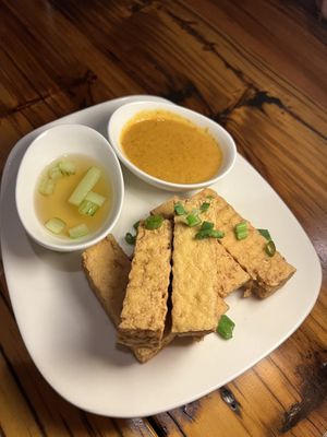 Tofu satay app  at Isaan Thai Star in Hudson