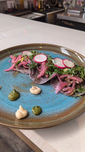 Vegan Portobello Mushroom Tacos at Cocina De Barrio in San Diego