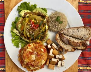 Morning Star - breakfast  at Samsara's Garden in San Marcos La Laguna