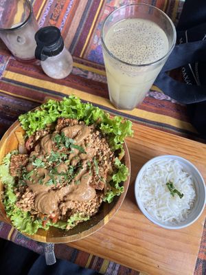   at Samsara's Garden in San Marcos La Laguna