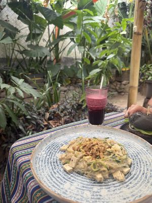   at Samsara's Garden in San Marcos La Laguna