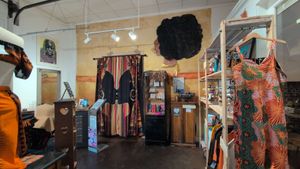 Botique interior at Halisi Africa in Tallahassee