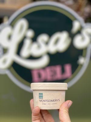 Heerlijk vegan ijs  at Lisa's Deli in Zwolle