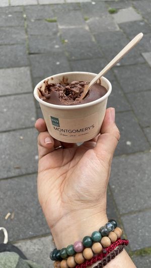 Heerlijk vegan ijs  at Lisa's Deli in Zwolle