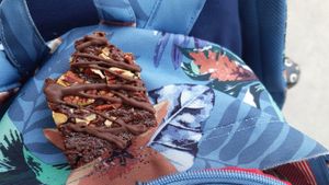 Fudge brownie at Lisa's Deli in Zwolle