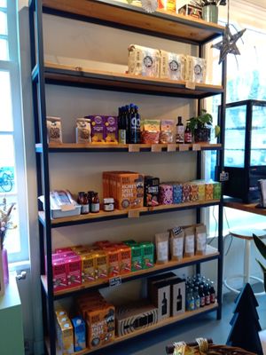 Some of the food and toiletries available at Lisa's Deli in Zwolle