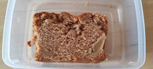 Pear cinnamon cake to go at Lisa's Deli in Zwolle