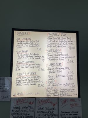 Menu  at Deli in Leipzig