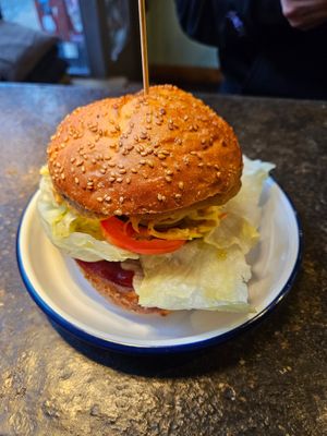 No Chicken Burger at Deli in Leipzig