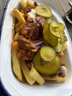 Loaded fries  at Deli in Leipzig