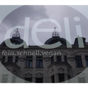 front window at Deli in Leipzig