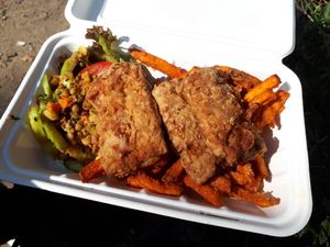 Steakteller at Deli in Leipzig