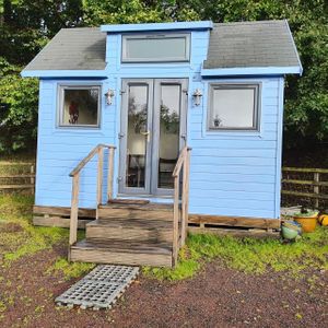 The Hut. at The Hut at Tribe Animals Sanctuary in Braidwood