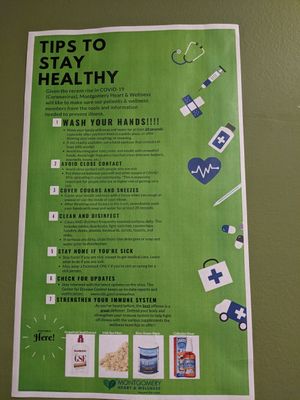 Stay healthy advice at The Garden Kitchen in Houston