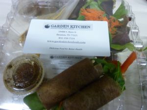 Box lunch at The Garden Kitchen in Houston