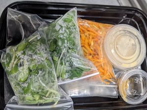 Nori rolls deconstructed at The Garden Kitchen in Houston