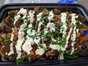 Deliciously spicy Jambalaya at The Garden Kitchen in Houston