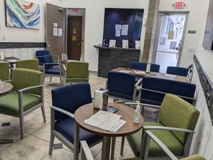 Dinner setup at The Garden Kitchen in Houston