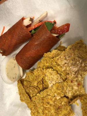 Pepperoni wraps at The Garden Kitchen in Houston