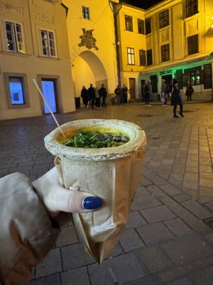 Curry soup   at Soup Culture in Bratislava