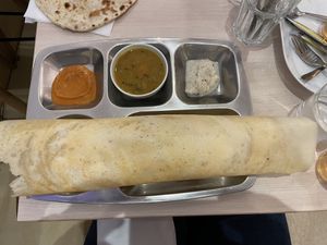 Dosa   at Dosa & Samosa in Bratislava
